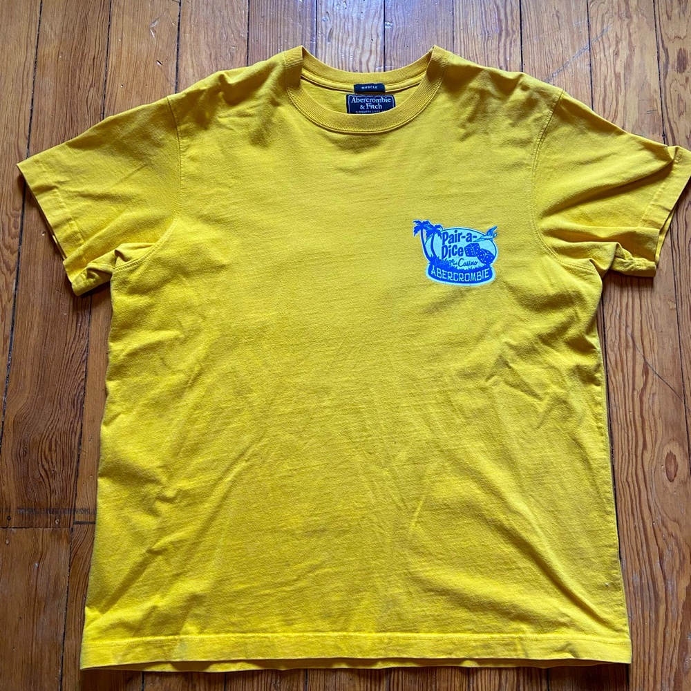 Abercrombie and fitch yellow shirt